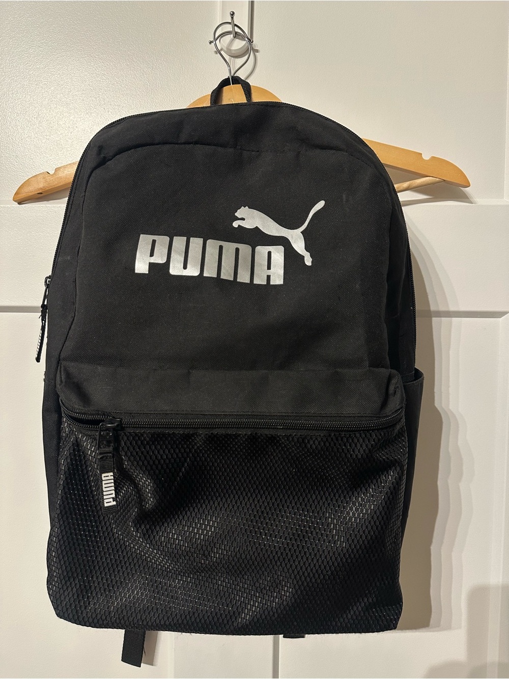 PUMA Black Classic Logo Backpack - Unisex
